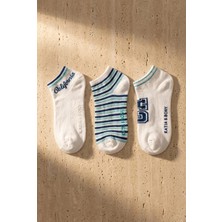 Bony Socks Çocuk 3'lü California Step Okul Çorabı