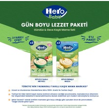 Hero Baby Tahıllı Gündüz & Gece Serisi Kaşık Mama X6 Adet Karma Deneme Paketi