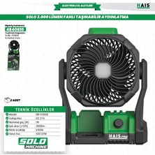 Haispro Akülü Solo Fanlı LED Projektör RB-YI3000