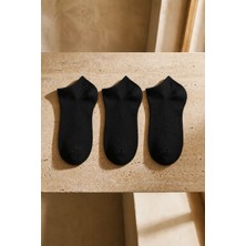 Bony Socks Kadın Run 3'lü Basic Patik Çorap Siyah/siyah/siyah
