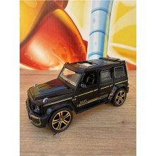 Scntoys Mercedes G65 Diecast Araba Brabus Rocket G65 Diecast Metal Araba Siyah Mercedes G63 Sesli Işıklı