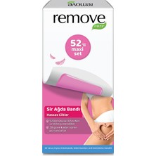 Remove Hassas Ciltler İçin Ağda Bandı 52'li Maxi Set