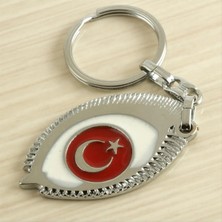 Gees Global Ay Yıldız Metal Anahtarlık