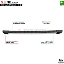 Drs Tuning S-Dizayn Fiat Doblo 2 S-Line Krom Arka Koruma 2010-2022