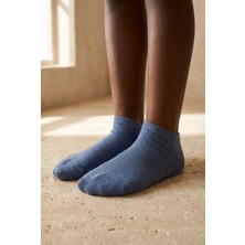 Bony Socks Çocuk Lacivert Renkli Godeli Patik Çorap