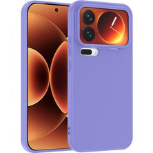 Lyon Tech Xiaomi 17 Pro Max Uyumlu Zore Mara Lansman Kılıf Kadife Iç Yüzeyli Yumuşak Tpu Mat Silikon Kapak