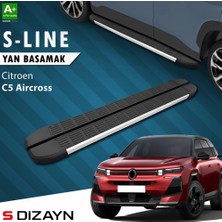 Drs Tuning S-Dizayn Citroen E-C5 Aircross Elektrikli S-Line Aluminyum Yan Basamak 193 cm 2024 Üzeri A+ Kalite