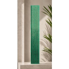 Armada Çini 5X40  Flat Çizgili Yeşil  Çini Seramik
