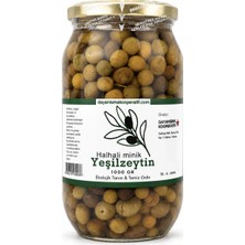 Asfur Halhali Minik Kırma Yeşil Zeytin & 1 kg