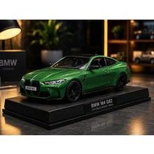 Scntoys 1:26 Ölçek Bmw M4 Diecast Model Araba Özel Standlı Bmw M4 G82 Spor Model Araba