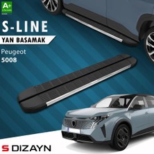 Drs Tuning S-Dizayn Peugeot 5008 3 Elektrikli S-Line Krom Yan Basamak 203 cm 2024 Üzeri A+ Kalite