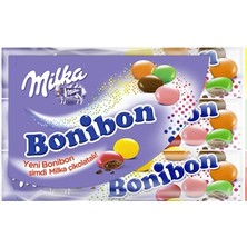 Milka Bonibon Draje 3X73 G - Sütlü Çikolata Kaplı Renkli Drajeler 8'li Avantaj Paketi