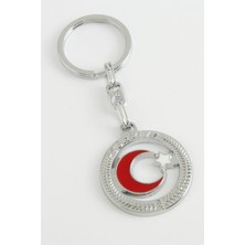 Gees Global Ay Yıldız Metal Anahtarlık