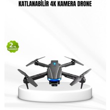Wi-Fi Bağlantılı 4K Drone Katlanabilir ve 360° Takla Özellikli