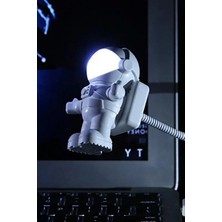 Velmora Mini Astronot Kitap Okuma Lambası, Kompakt ve Taşınabilir Tasarım | Masa ve Gece Lambası