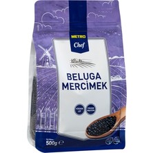 Metro Chef Beluga Mercimek 500 G - Siyah Mercimek, Yüksek Lif ve Protein Kaynağı 5'li Avantaj Paketi
