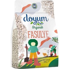Doyum Organik Kuru Fasulye 1 kg - Yüksek Proteinli Bakliyat 6'li Avantaj Paketi