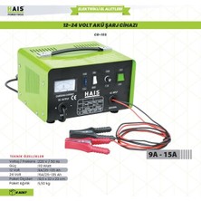 Hais CB-15S Akü Şarj Cihazı 12-24V