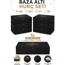 Umbellatum Hurç Baza Altı 6 Adet Set 64X46X22 cm Büyük Boy