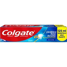 Colgate Çürüklere Karşı 125 ml Diş Macunu - 4 Kat Daha Güçlü Koruma 8'li Avantaj Paketi