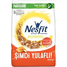 Nesfit Tam Tahıl&pirinç Gevreği 400 G Ballı Bademli Kahvaltılık Gevrek 2'li Ekonomik Paket