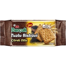Eti Burçak Tuzlu Çörekotlu Bisküvi 91 G - 18'li Paket 3'li Ekonomik Paket
