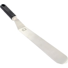 Metro Professıonal Dar Açılı Spatula 25 cm Paslanmaz Çelik Esnek Pastacılık Spat 2'li Ekonomik Paket