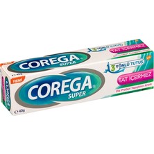 Corega Protez Diş Kremi 40G Tat Içermez 12 Saat Sabit Tutuş 2'li Ekonomik Paket