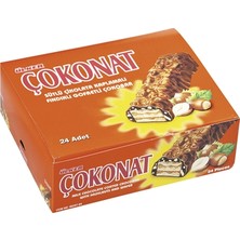 Ülker Çokonat Gofret 33 gr - Sütlü Çikolata Kaplı Fındıklı Lezzet 6'li Avantaj Paketi