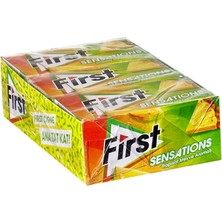 First Sensation Sakız 12X27G Tropical Tropikal Aromalı Ferahlatıcı Sakız 2'li Ekonomik Paket