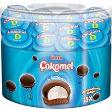 Ülker Çokomel Marshmallow 15'li 180G Kakaolu Bisküvi 6'li Avantaj Paketi
