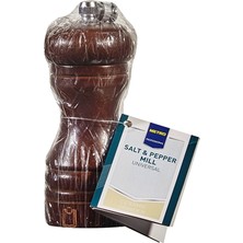 Metro Professıonal Değirmen 11.5cm Brown - Seramik Öğütücülü Baharat ve Tuz Deği 2'li Ekonomik Paket