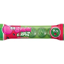Big Babol Karpuz Aromalı Toz Dolgulu Balonlu Sakız 20G 4'li Avantaj Paketi