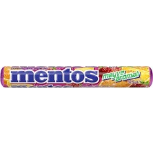 Mentos Draje Şeker 20X37,5G Meyve Aromalı Çilek Portakal Limon 5'li Avantaj Paketi