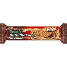 Eti Burçak Kremalı Bisküvi 12X100G Sütlü&kakaolu Yulaflı Atıştırmalık 4'li Avantaj Paketi
