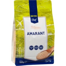 Metro Chef Amarant 500 G - Yüksek Lifli, Protein ve Omega 3 Kaynağı 4'li Avantaj Paketi