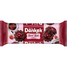 Ülker Dankek Tart Kek 30G Çilekli - Yumuşacık Kakaolu Kek ve Lezzetli Çilek Sosu 5'li Avantaj Paketi