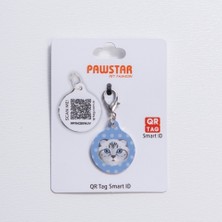 Pawstar Scottish Kedi Desenli Qr Tag Evcil Hayvan Künyesi Isimlik Pet Tag Köpek Künyesi Kedi Künyesi Qr Kodlu Künye