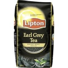 Lipton Earl Grey Çay 1kg - Bergamot Aromalı Siyah Çay 2'li Ekonomik Paket