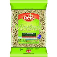 Reis Yeşil Mercimek 2,5 kg - Yassı Taneli, Az Nişastalı Bakliyat 3'li Ekonomik Paket