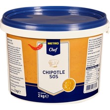 Metro Chef Chipotle Sos 2 kg - Meksika Mutfağının Yoğun ve Baharatlı Lezzeti 2'li Ekonomik Paket