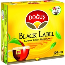 Doğuş Black Label Bardak Poşet Çay 100*2G - 200 G 2'li Ekonomik Paket