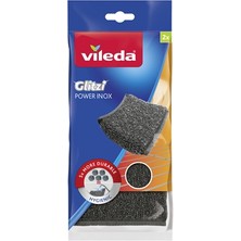 Vileda Power Pad Inox 2'li Paslanmaz Çelik Temizlik Bezi 6'li Avantaj Paketi