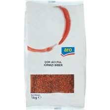 Aro Çok Acı Pul Kırmızı Biber 1 kg - Yoğun Aromalı Baharat 5'li Avantaj Paketi