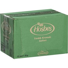 Eti Hoşbeş Gofret 12X70 G Fındık - Incecik Gofret Lezzeti 3'li Ekonomik Paket