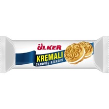 Ülker Kremalı Sandviç Bisküvi 24X61G Sade - Pratik Atıştırmalık 5'li Avantaj Paketi