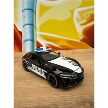 Scntoys Toyota Supra Polis Arabası Diecast Model Araba Sesli Işıklı Açılan Kapılar Toyota Supra Model