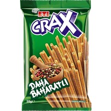 Eti Crax Çubuk 20X50G Daha Baharatlı Kraker 5'li Avantaj Paketi