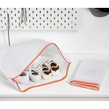 IKEA 2 Adet Fermuarlı Saklama Kutusu Uzunluk 48 cm 2'li Set Ayakkabı Kutusu Şeffaf Hurç Genişlik 22 cm Düzenleyici Organizer