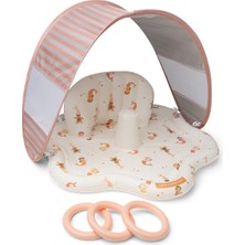 Swim Essentials Mermaid Bubbles Sırt Destekli ve Gölgelikli Bebek Oyun Matı 76 cm